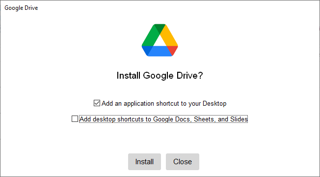 Add a shortcut to your desktop
