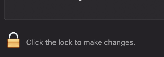 lock preferences